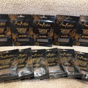 Shea Moisture Black and Gold Skincare Mask lot of 12